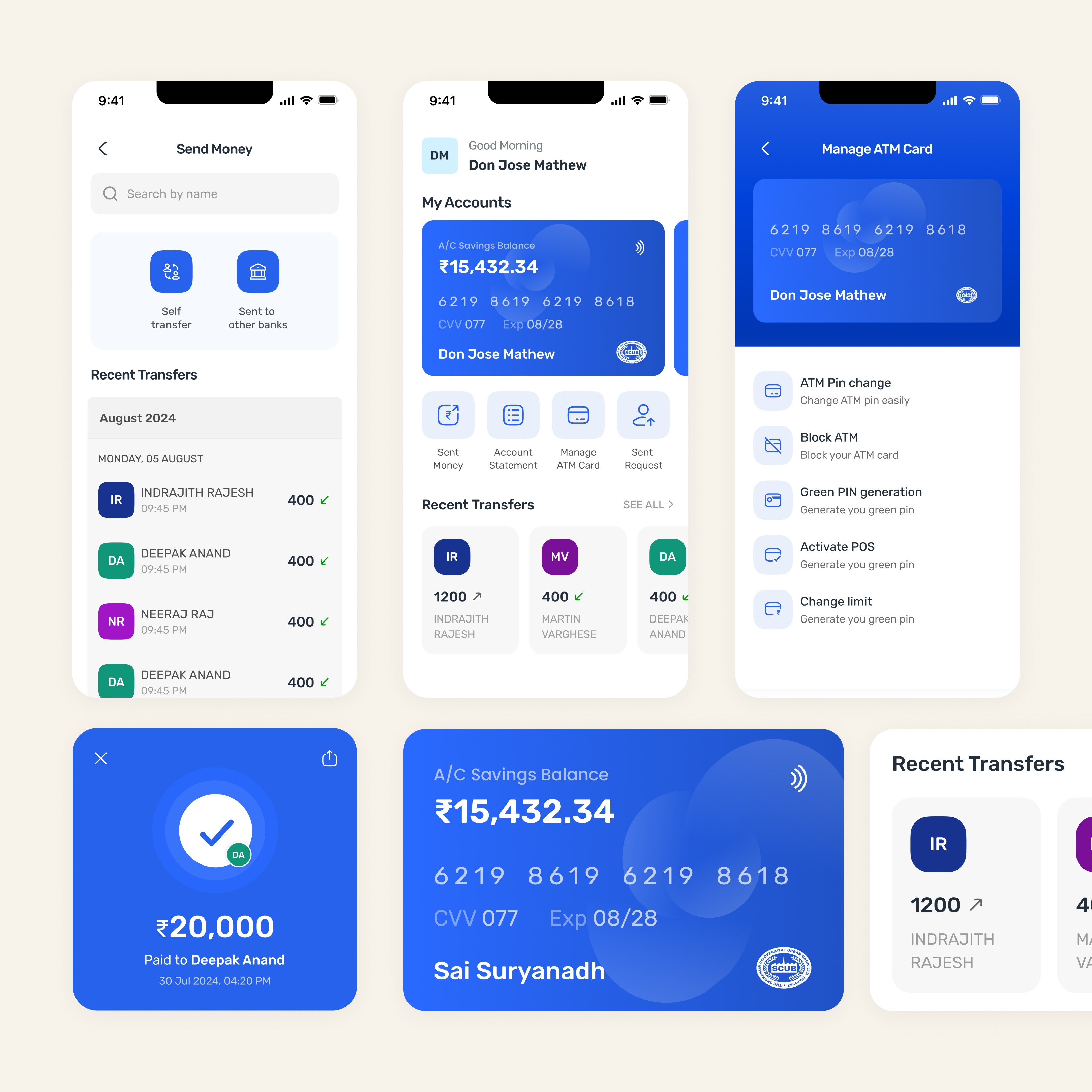 Account & Balance Dashboard