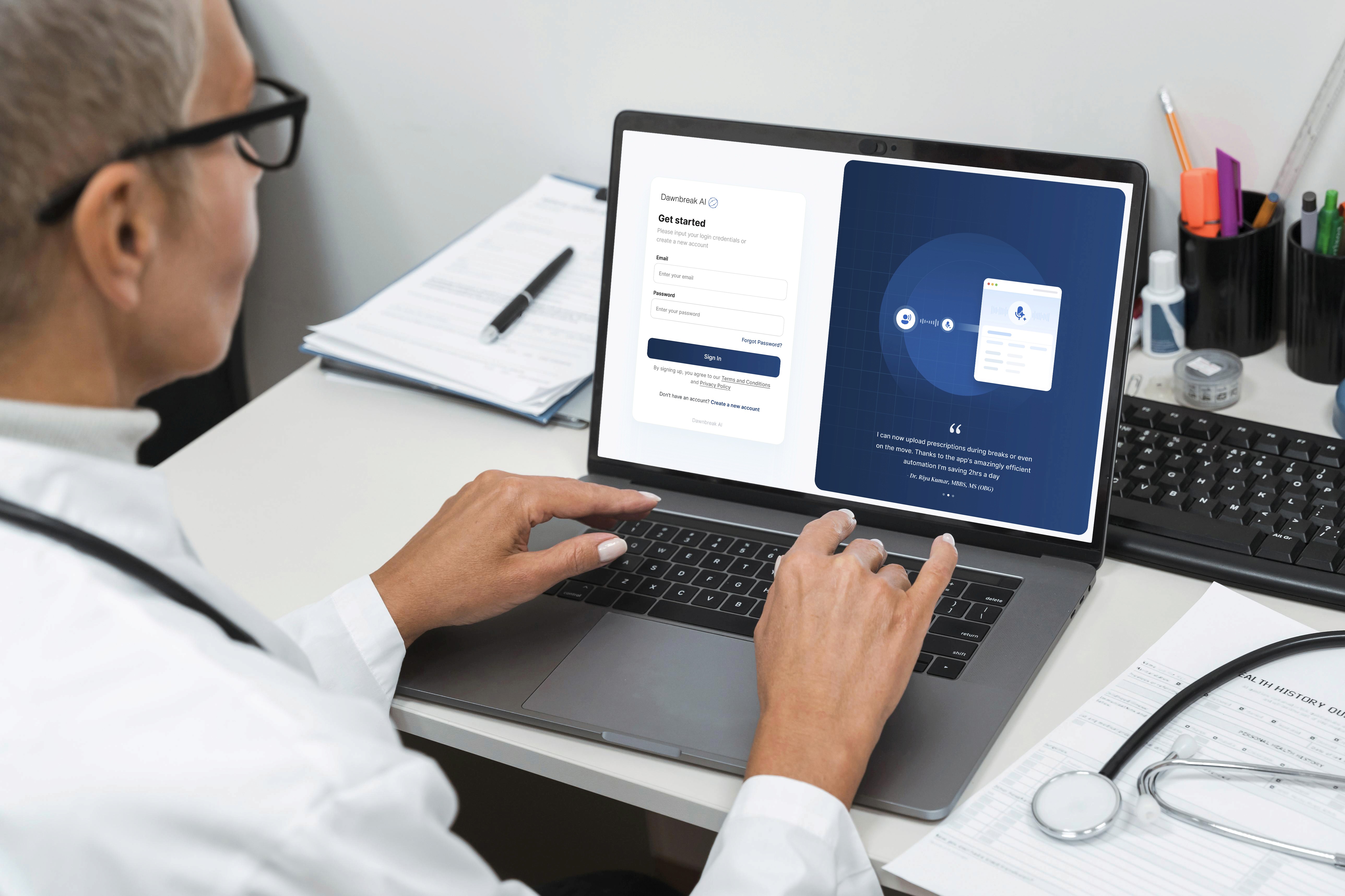 Wireframe design concept A